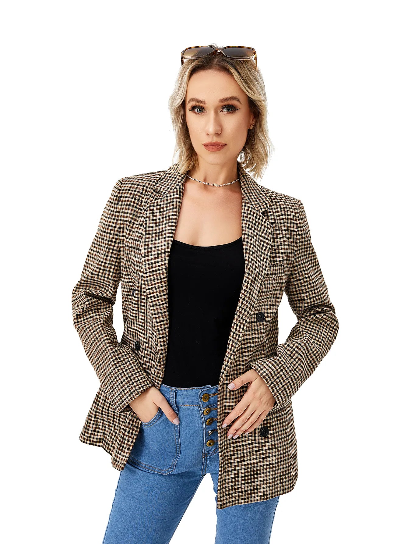 Sabine – Damenblazer Chic Tweed, Limitierte Edition