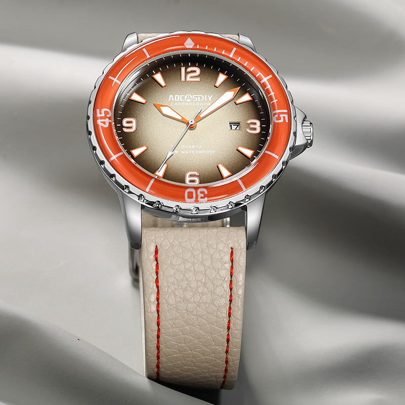 Lederarmband Freizeituhr