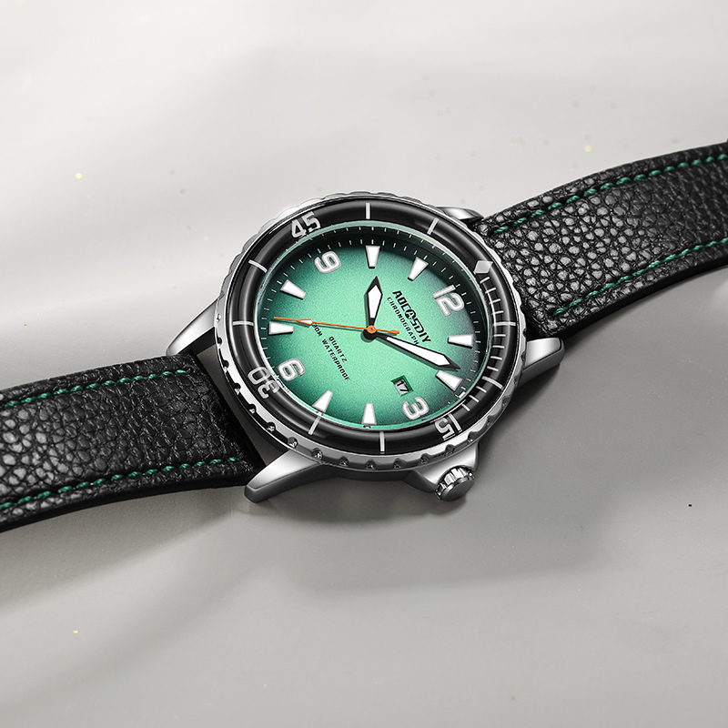 Lederarmband Freizeituhr