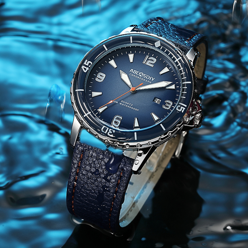 Lederarmband Freizeituhr