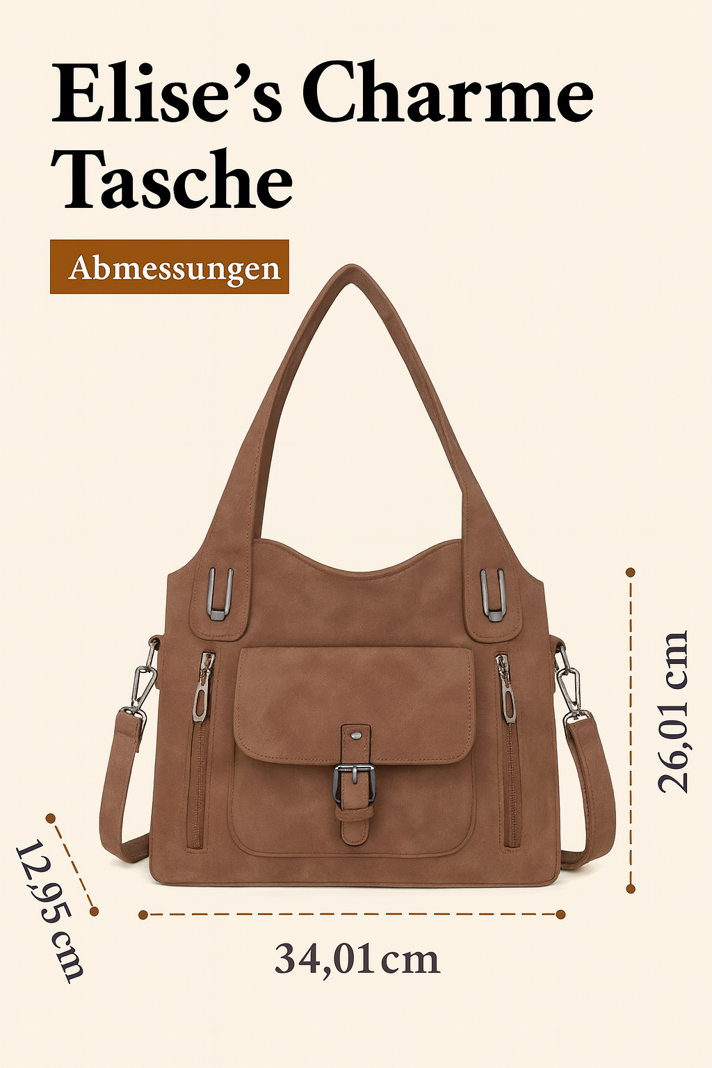Elises Schultertasche voller Charme