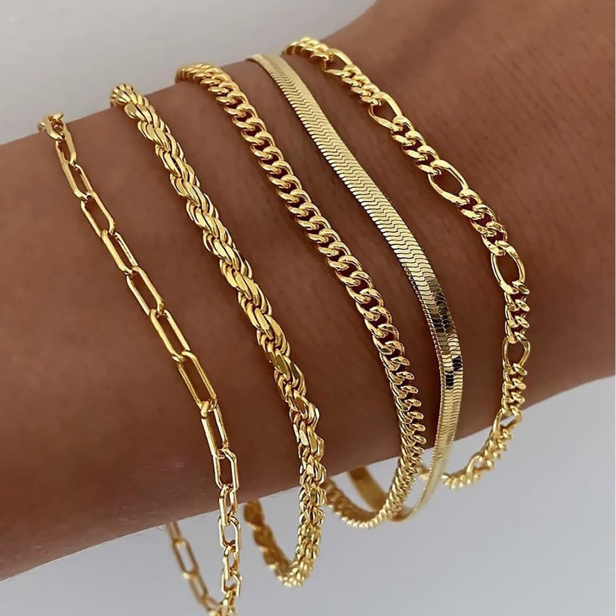 Ellis Renner Armbandset | Gold