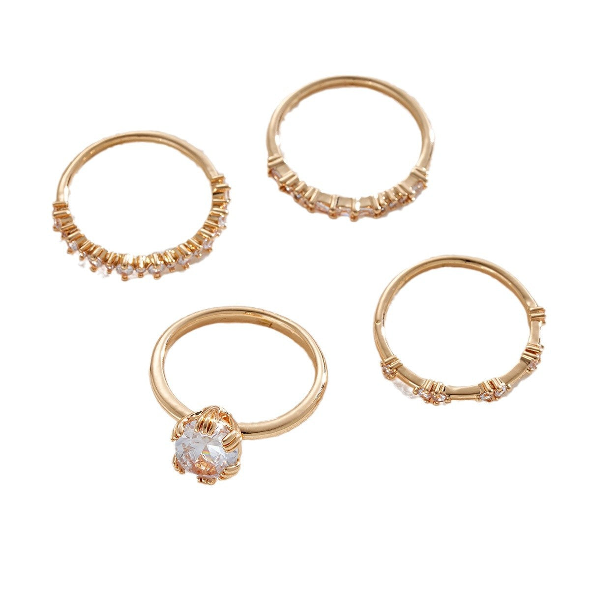 Goldenes Solène Viremont Ring Set