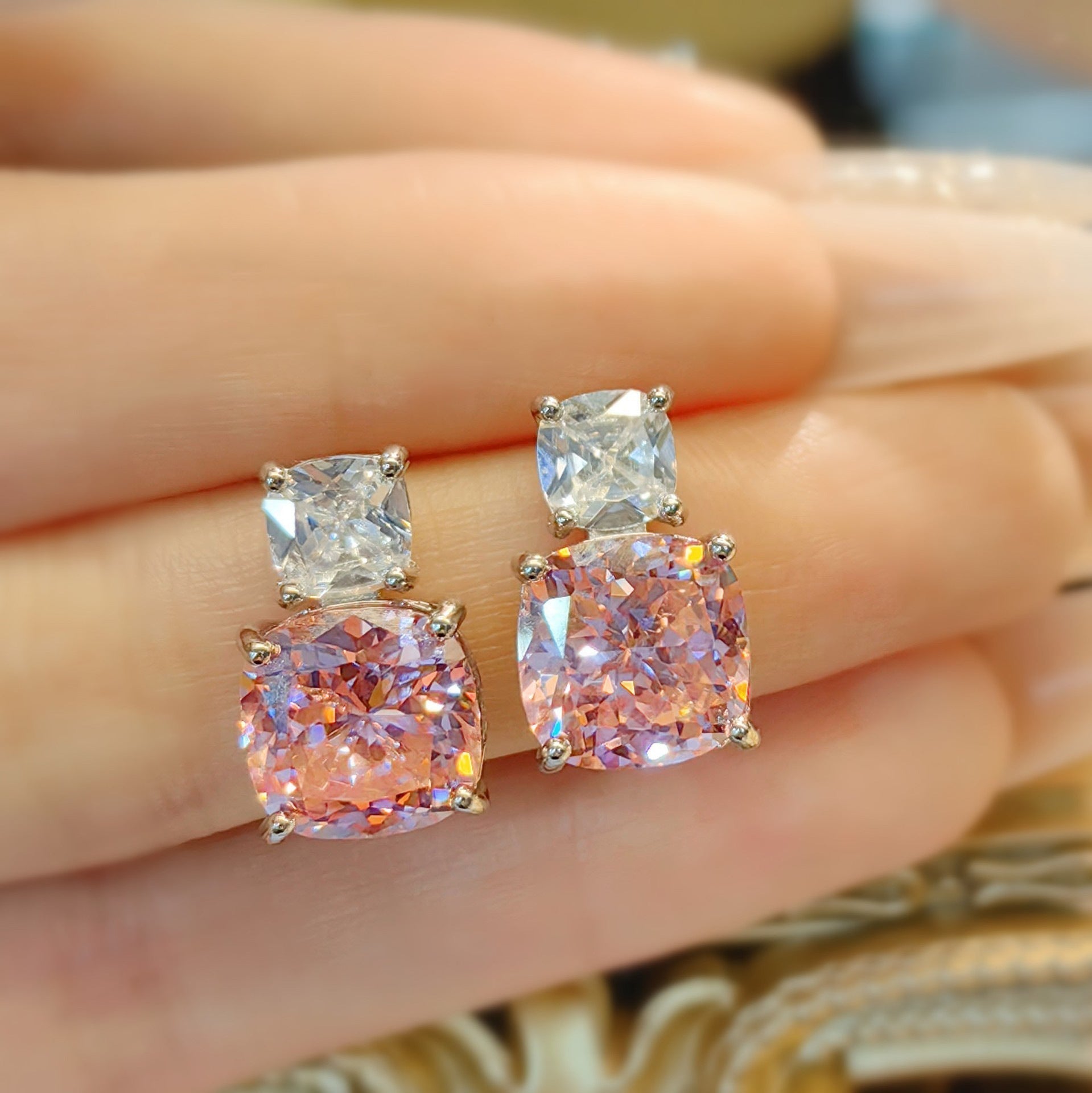 Adeline Rosetta Set | Weißgold