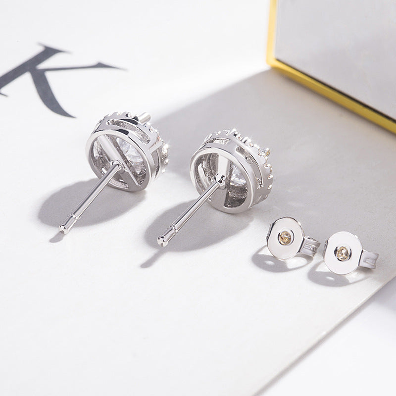 Solea Funke Ohrringe | Weißgold