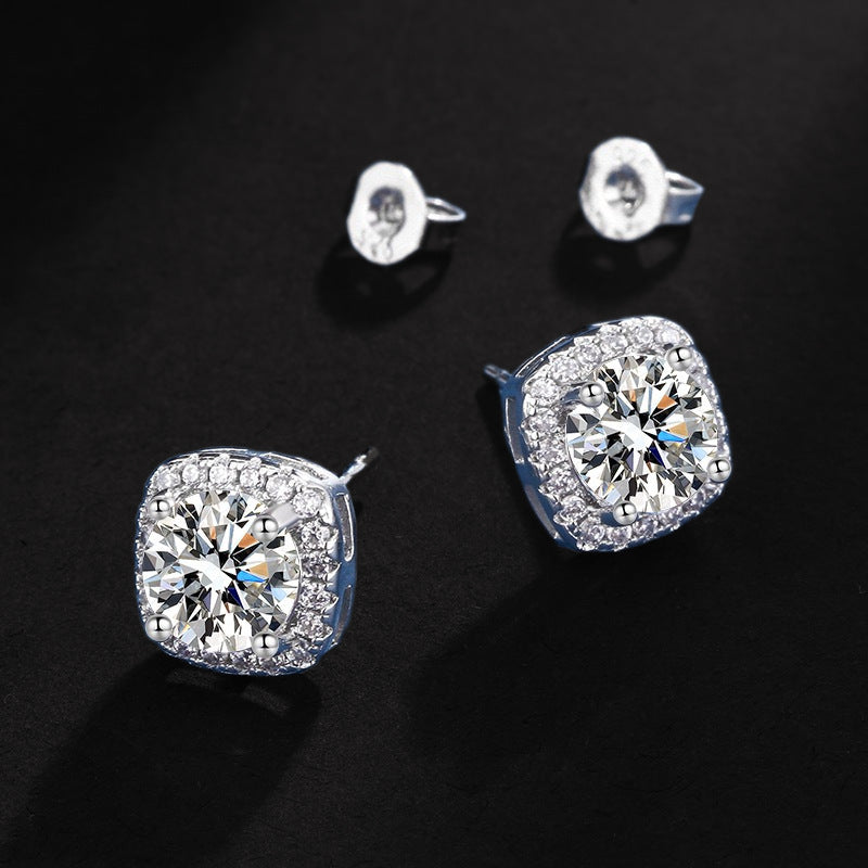 Elena Kristall Set | Weißgold