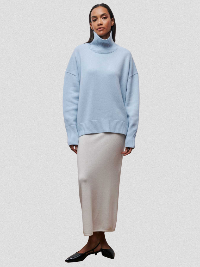 Elena Strickpullover Mit Hochkragen