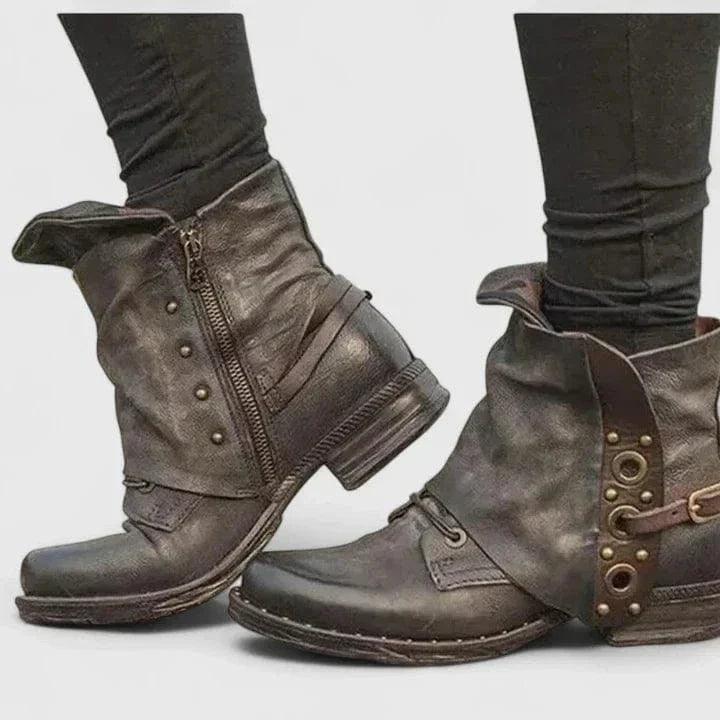 Savannah Nieten-Stiefeletten