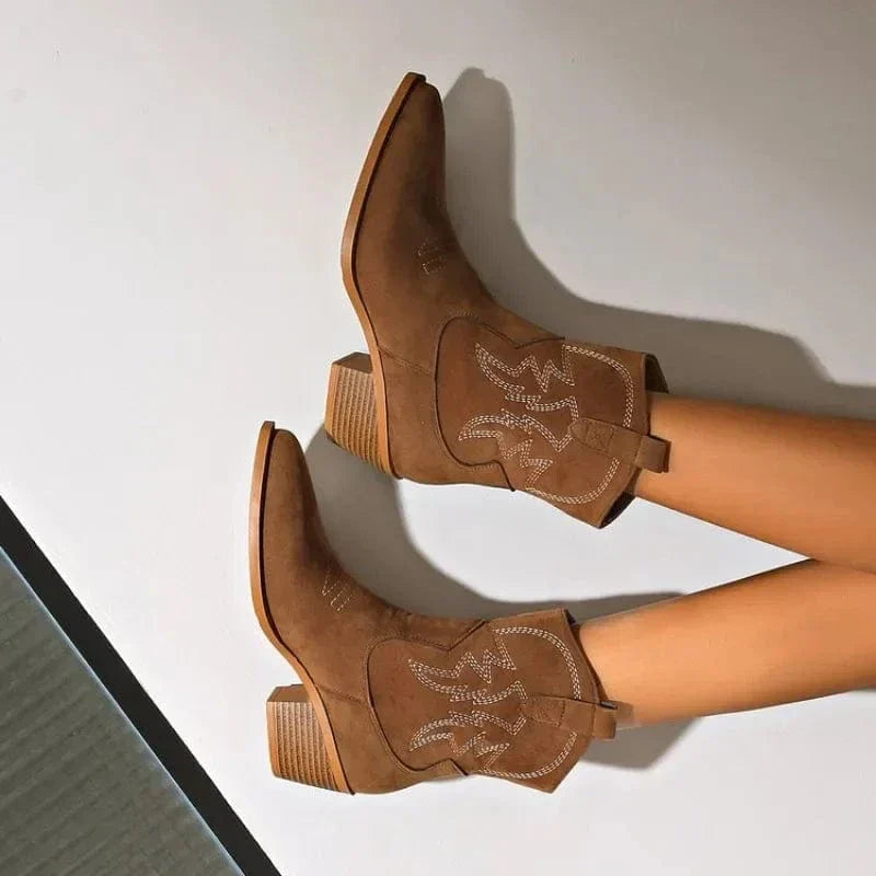 Bergkette Schöne Westenstil Stiefel