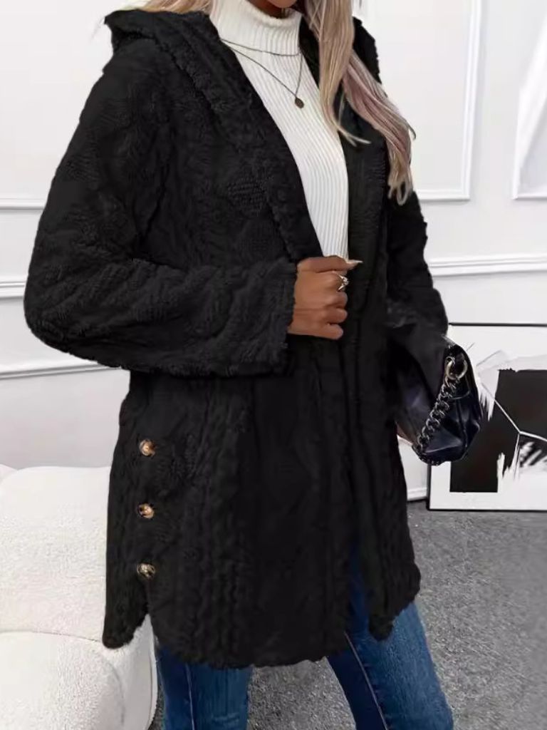 Laura Kapuzenjacke Mit Kardigan