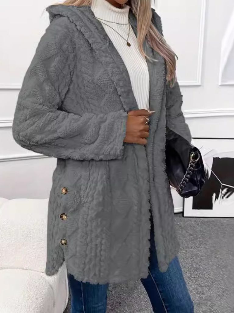 Laura Kapuzenjacke Mit Kardigan