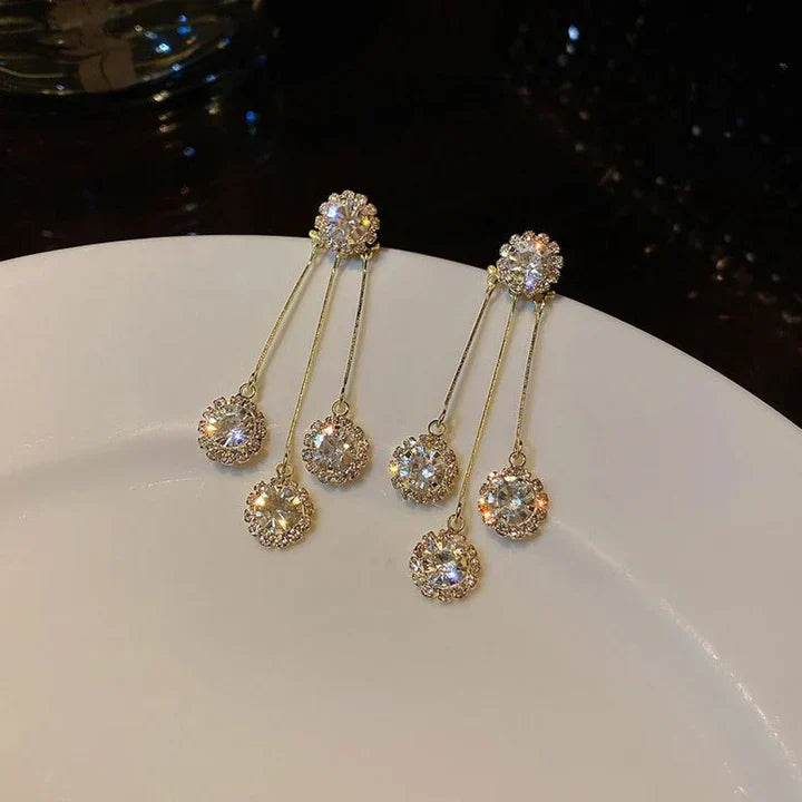 Goldene Tertia Honoria Ohrringe