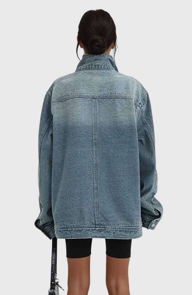 Eliza - Künstlerische Jeansjacke für Damen