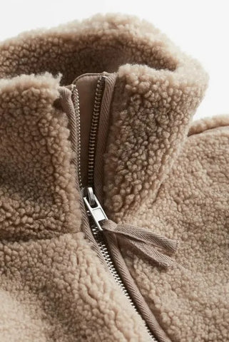 Keira – Weicher Teddy Mantel