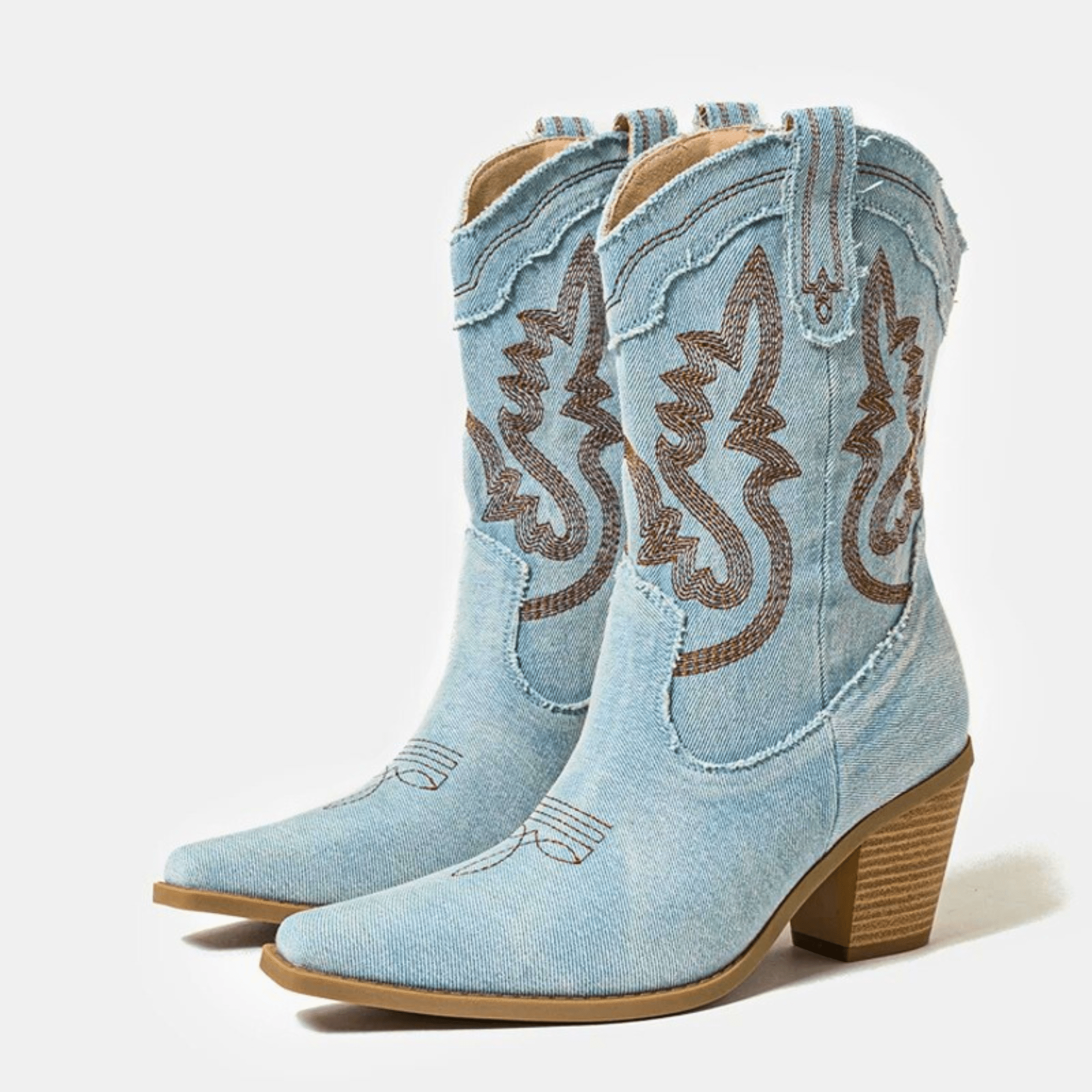Veloria Jeansstoff Stiefeletten