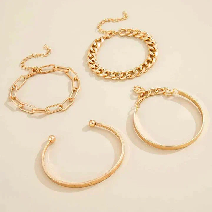 Elan Mercer Armbandset | Gold
