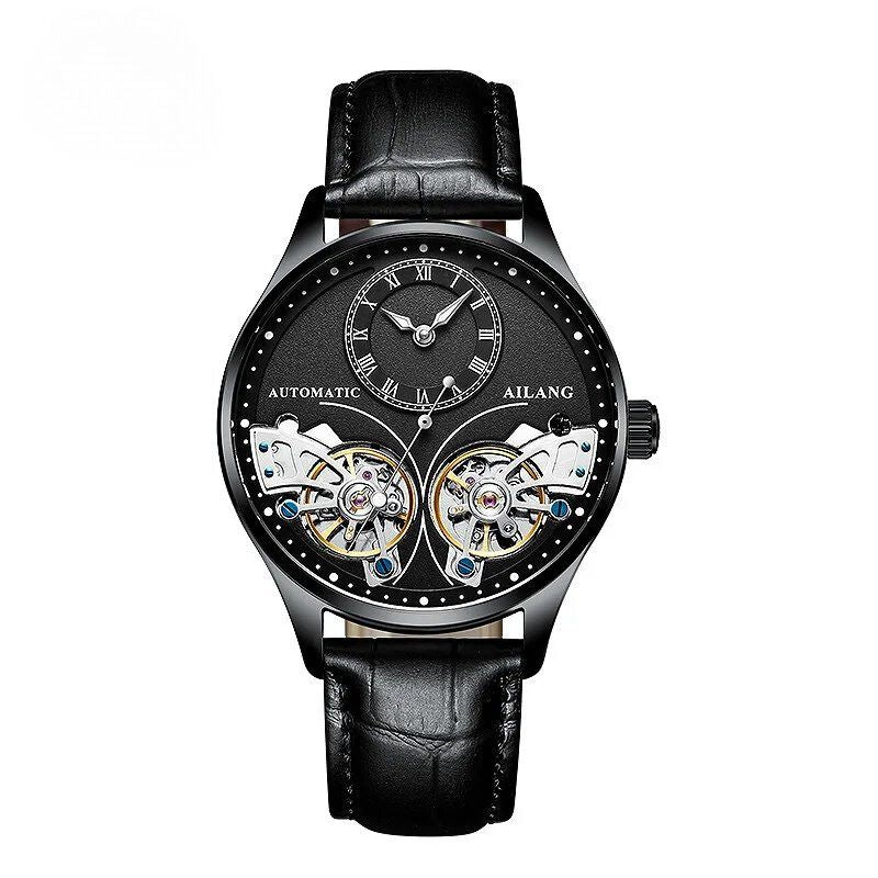 Mechanische Uhr mit doppeltem Tourbillon und Leuchtfunktion