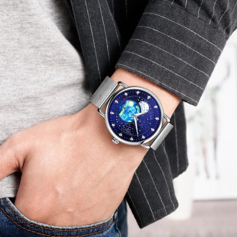 Mechanische Uhr Mondschein