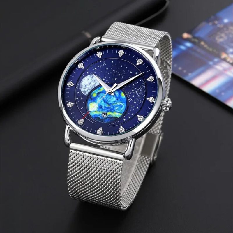 Mechanische Uhr Mondschein