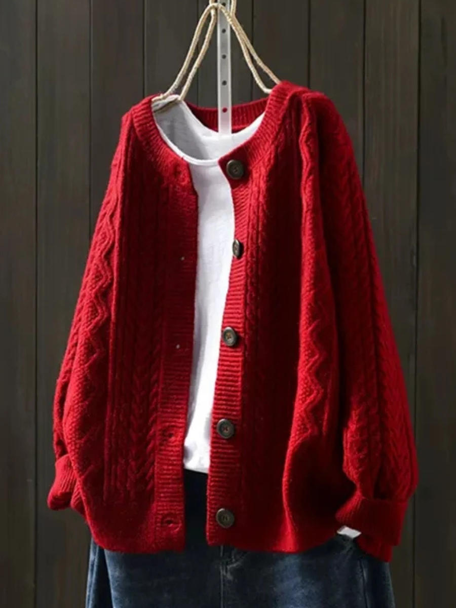 THE LORENZA | STRICKJACKE MIT KABELMUSTER