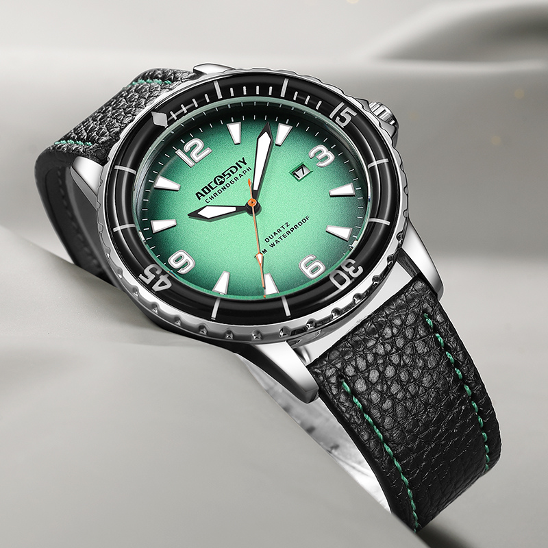 Lederarmband Freizeituhr