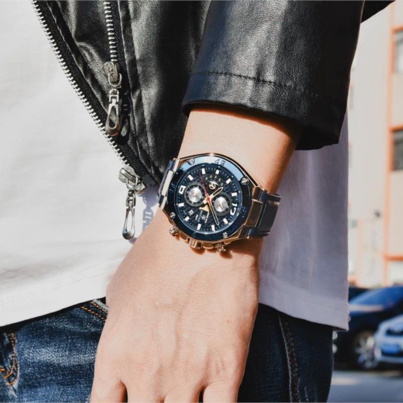Quarz Multifunktions Sportchronographenuhr