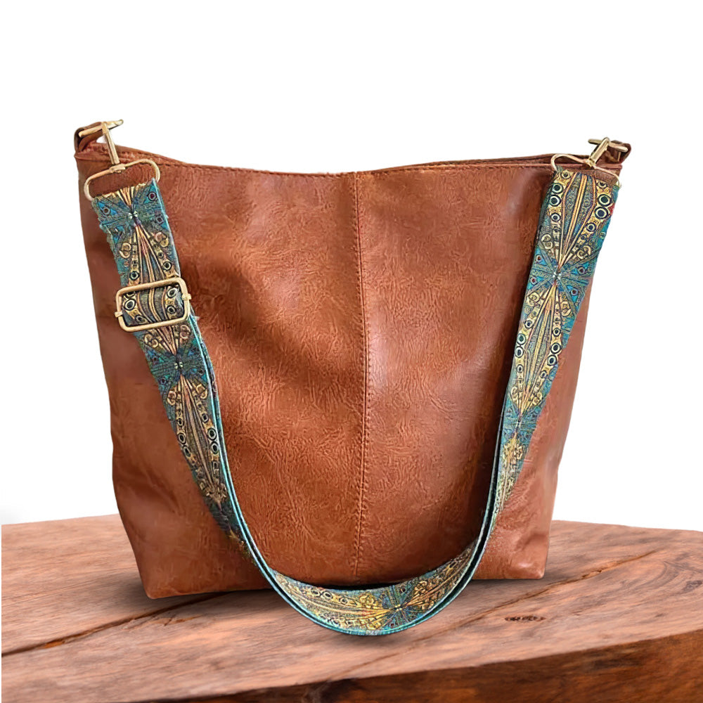 Chelseys Charme Schultertasche aus Leder
