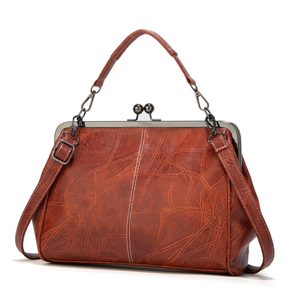 Kussverschluss-Handtasche – elegant