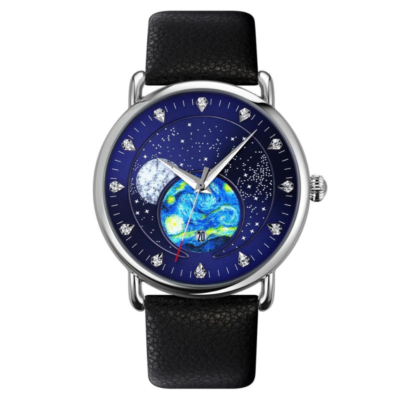 Mechanische Uhr Mondschein