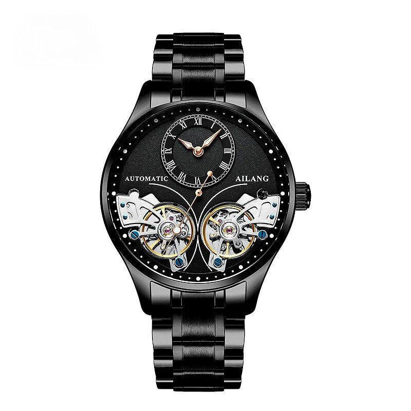 Mechanische Uhr mit doppeltem Tourbillon und Leuchtfunktion