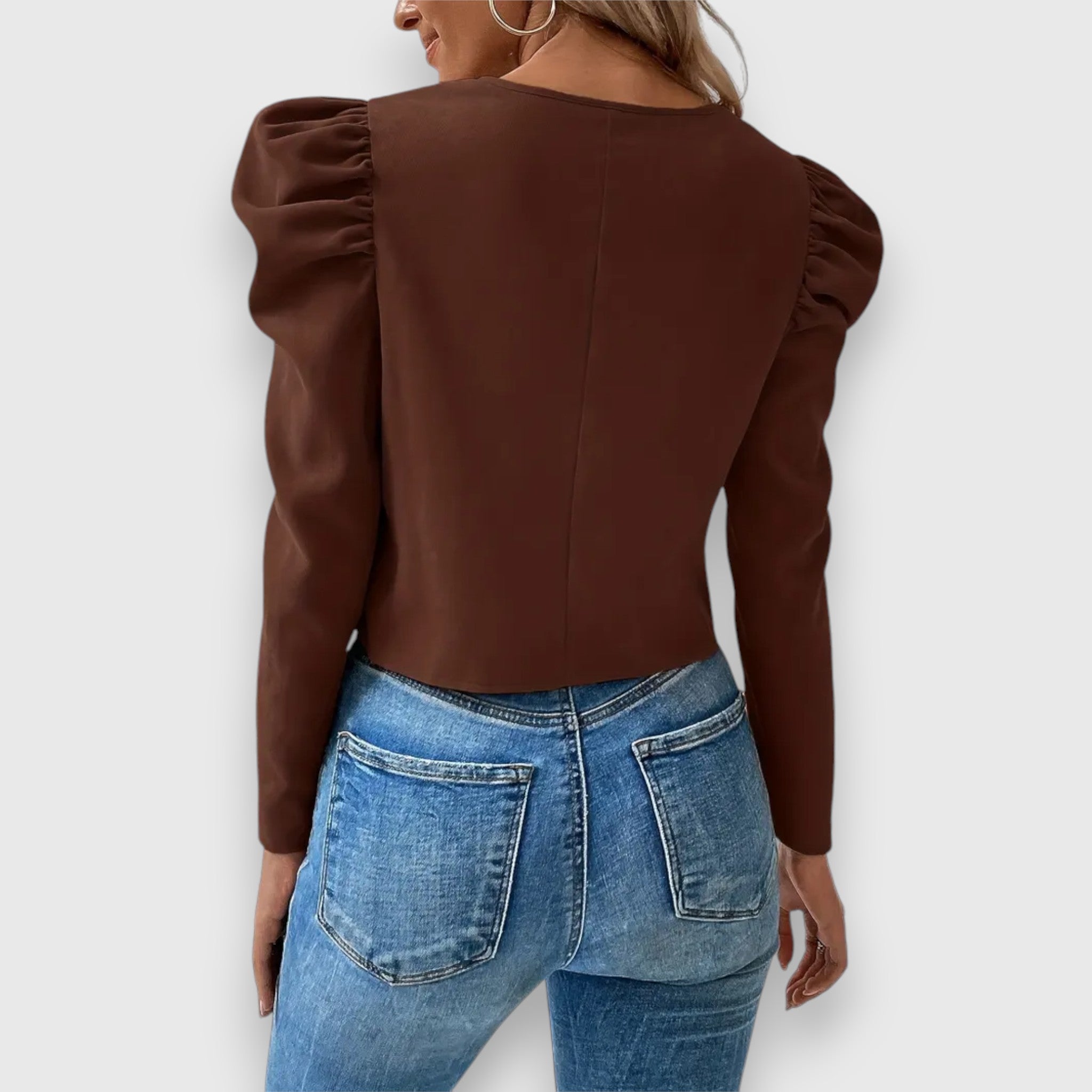 Léa – Damenjacke mit Puffärmeln