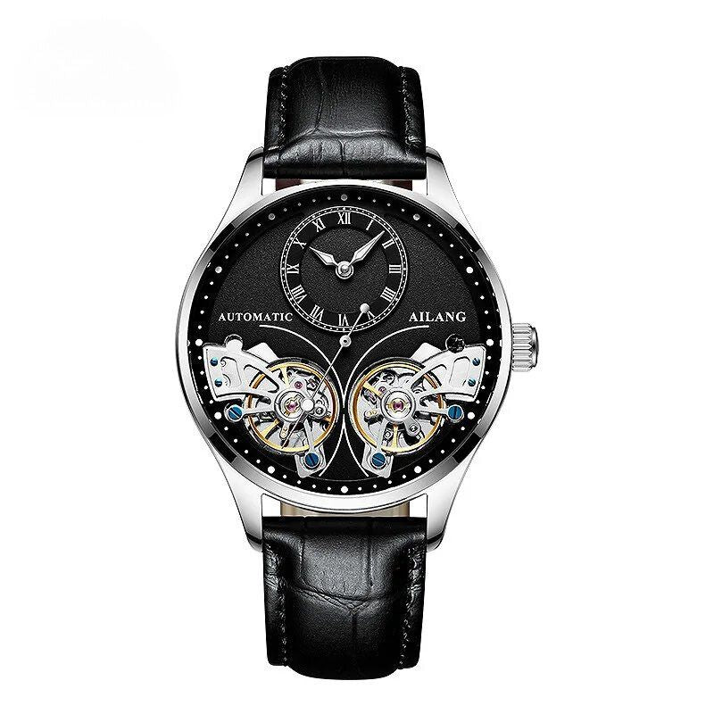 Mechanische Uhr mit doppeltem Tourbillon und Leuchtfunktion