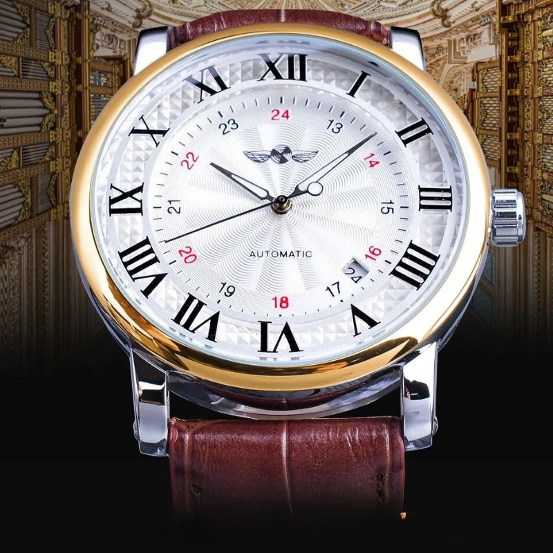 Modus Luxusleder Vollautomatische Uhr