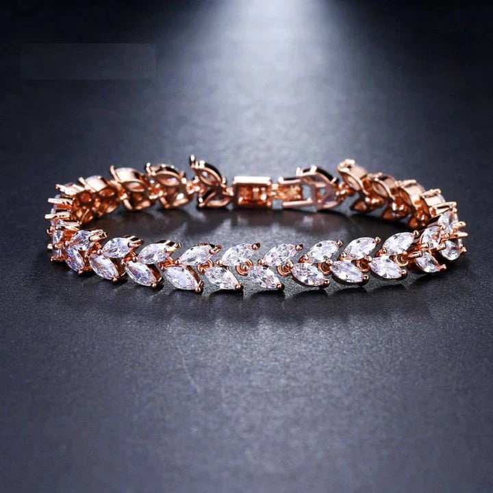 Roségoldenes Nemorina Foliora Armband