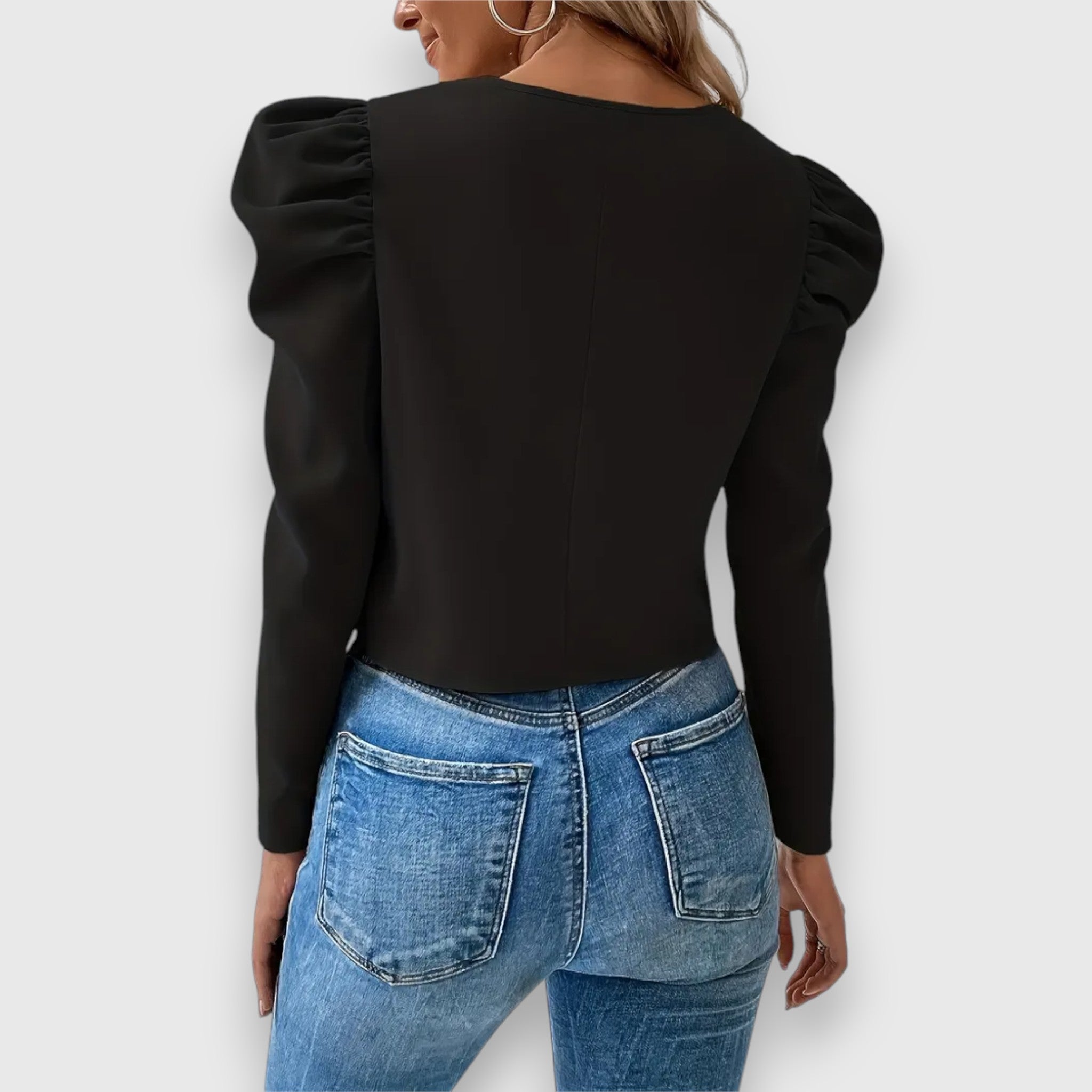 Léa – Damenjacke mit Puffärmeln