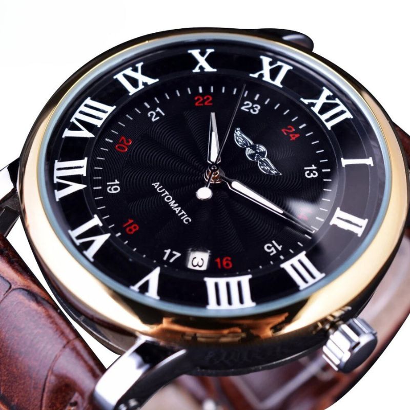 Modus Luxusleder Vollautomatische Uhr