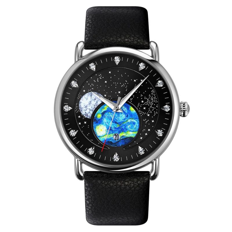 Mechanische Uhr Mondschein