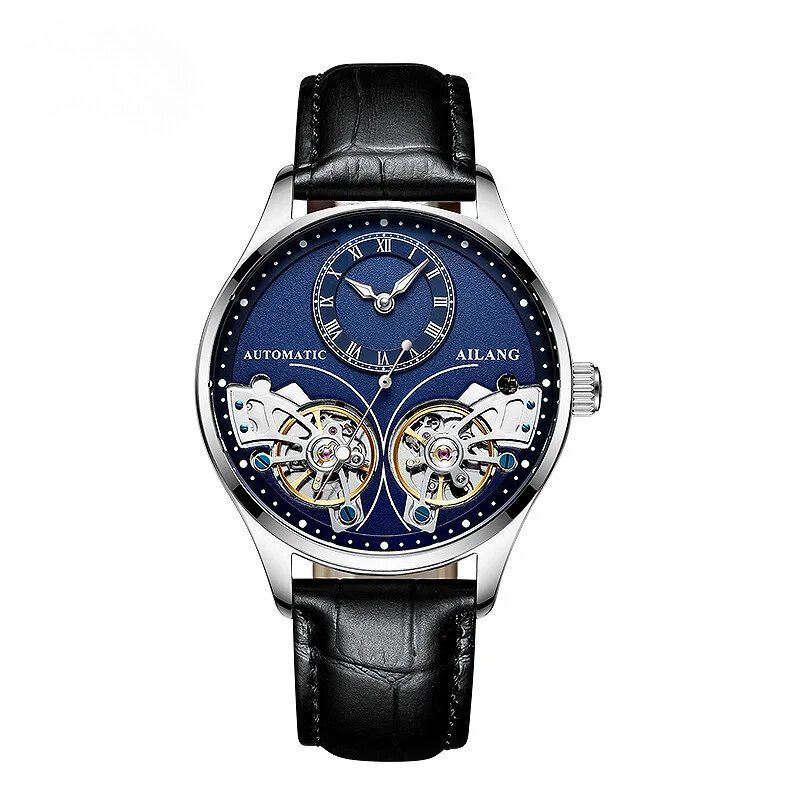 Mechanische Uhr mit doppeltem Tourbillon und Leuchtfunktion