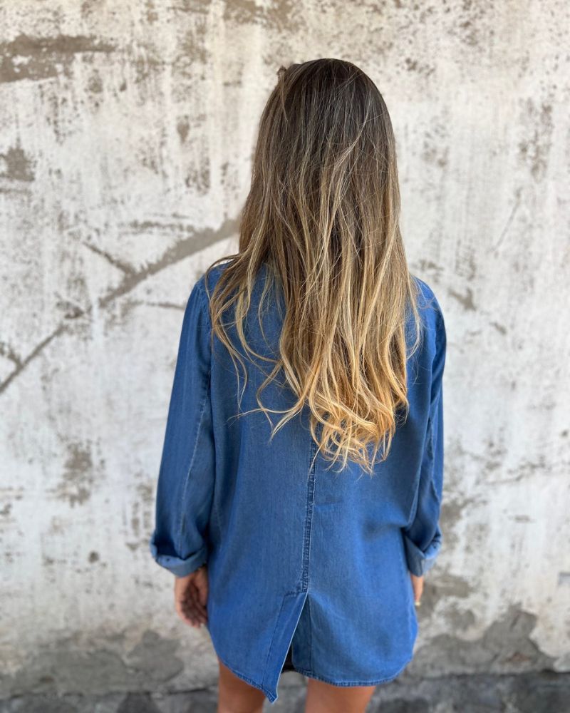 Amy – Moderner Jeansblazer im legeren Stil