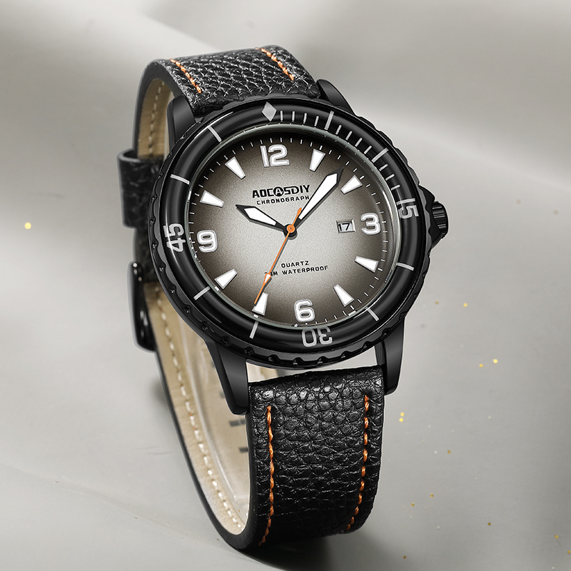 Lederarmband Freizeituhr