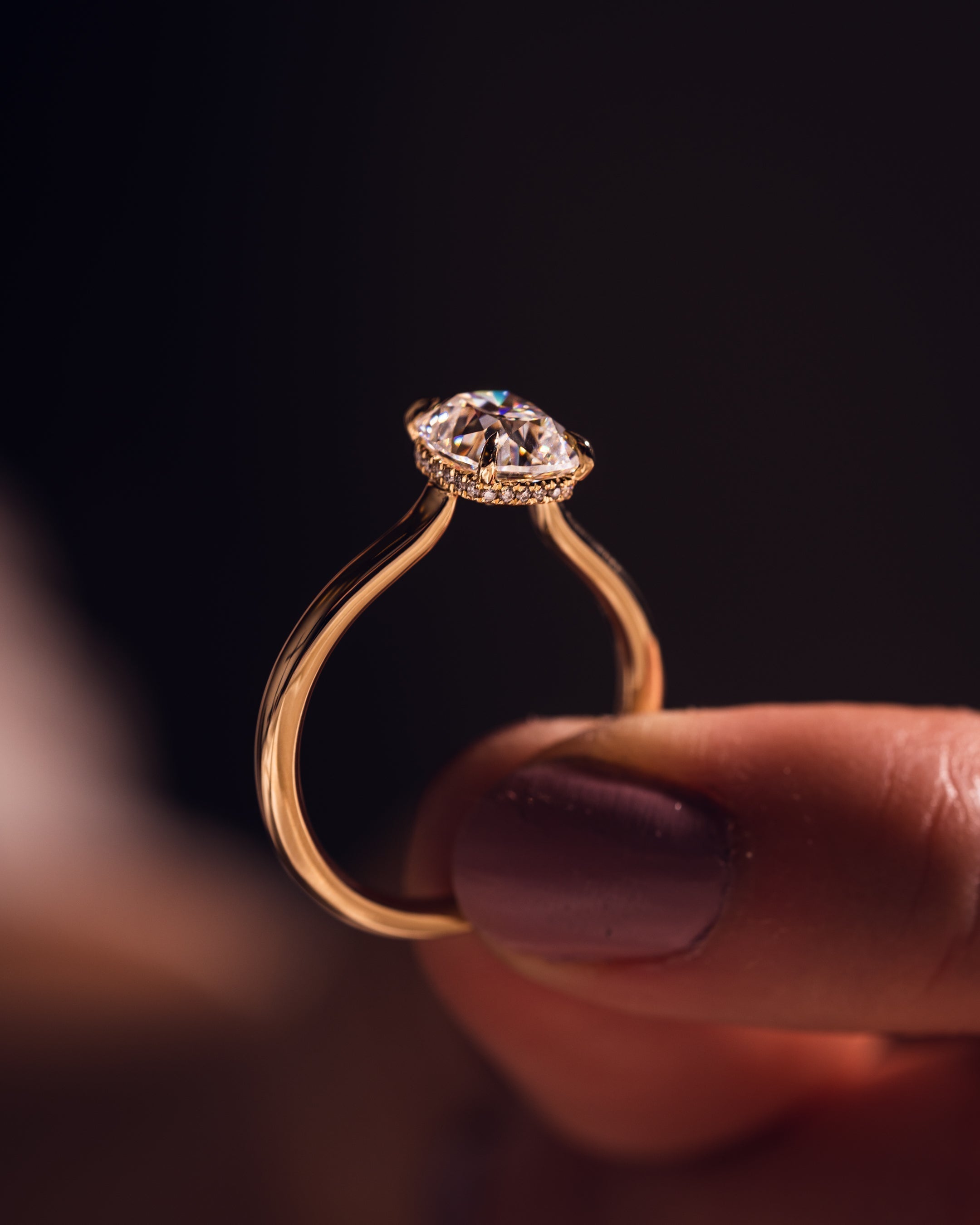 Jasmine Längliches Kissen | Gold