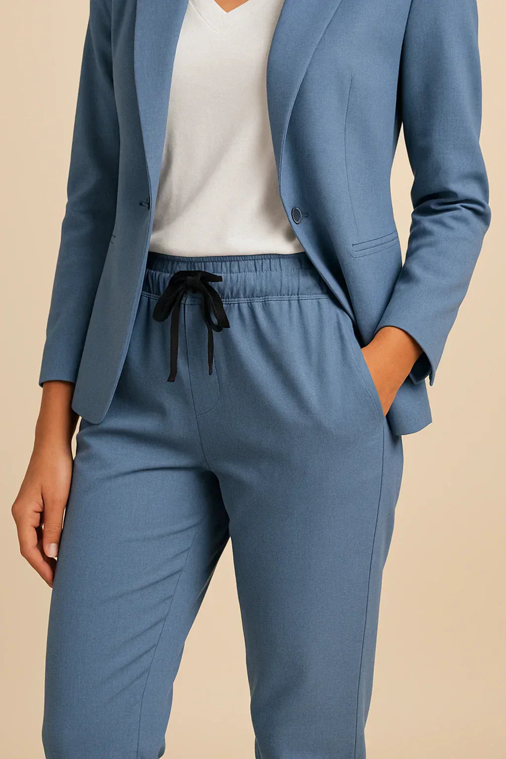 Stassie – Elegantes Jacken- und Hosen-Set