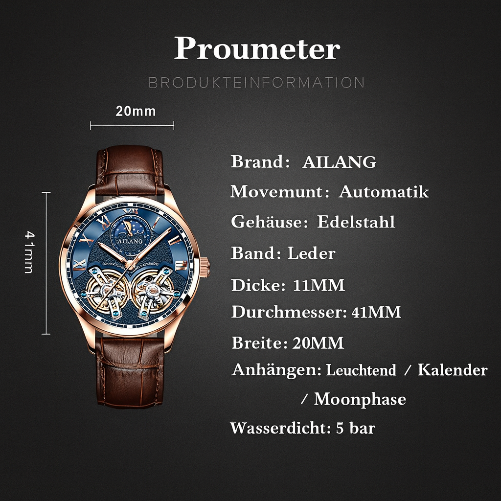 Tourbillon Geschäft  Mechanische Uhr