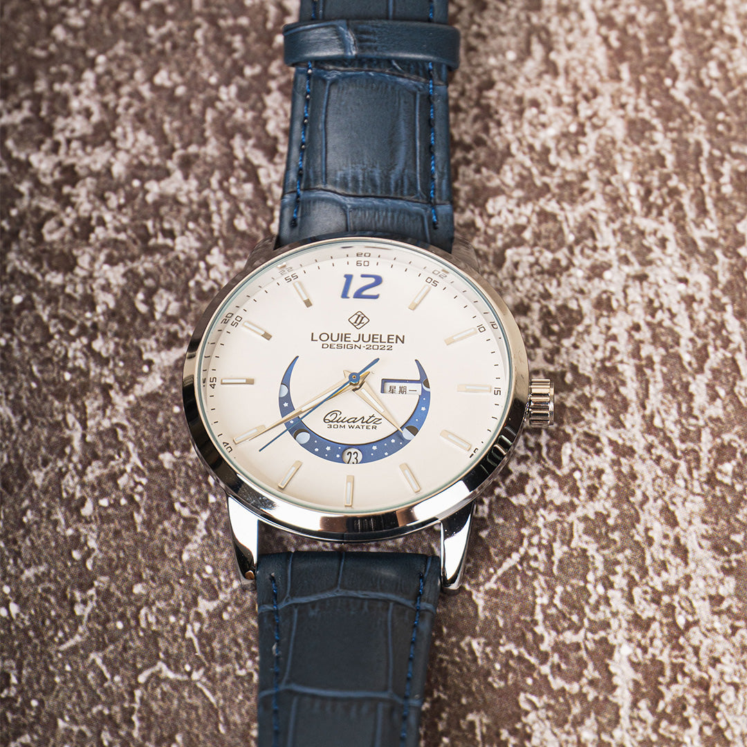 Elegante Leuchtende Mondphasenuhr