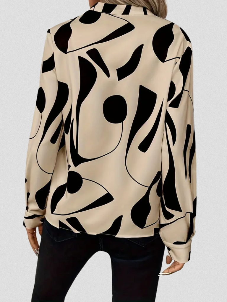 Lyra Satin Schau Bluse