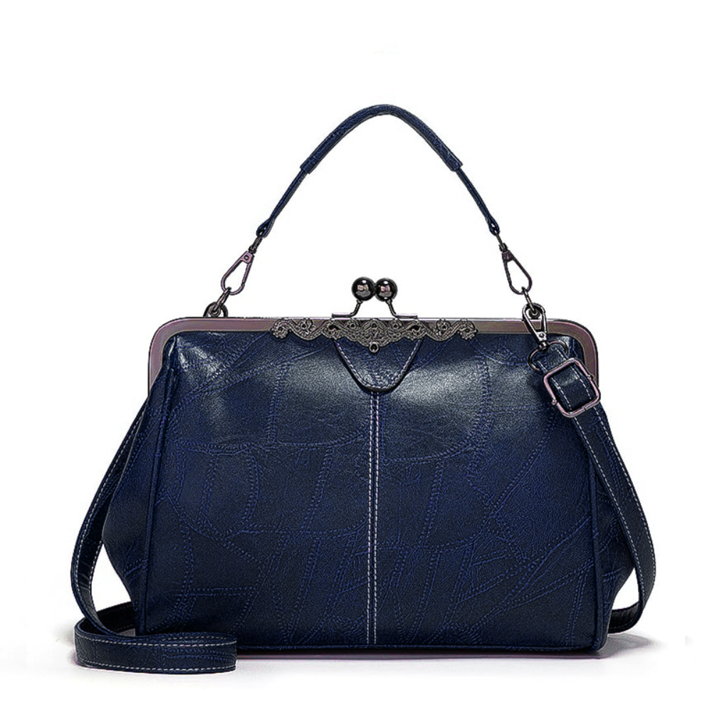 Kussverschluss-Handtasche – elegant