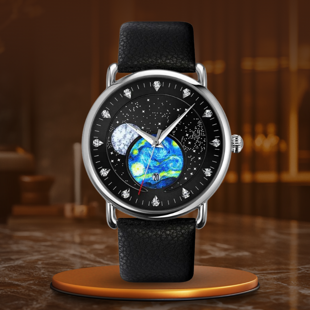 Mechanische Uhr Mondschein