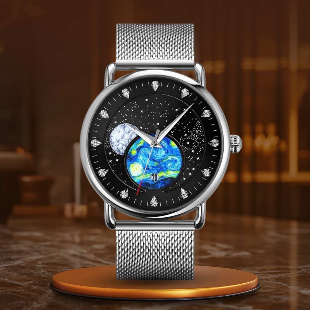 Mechanische Uhr Mondschein
