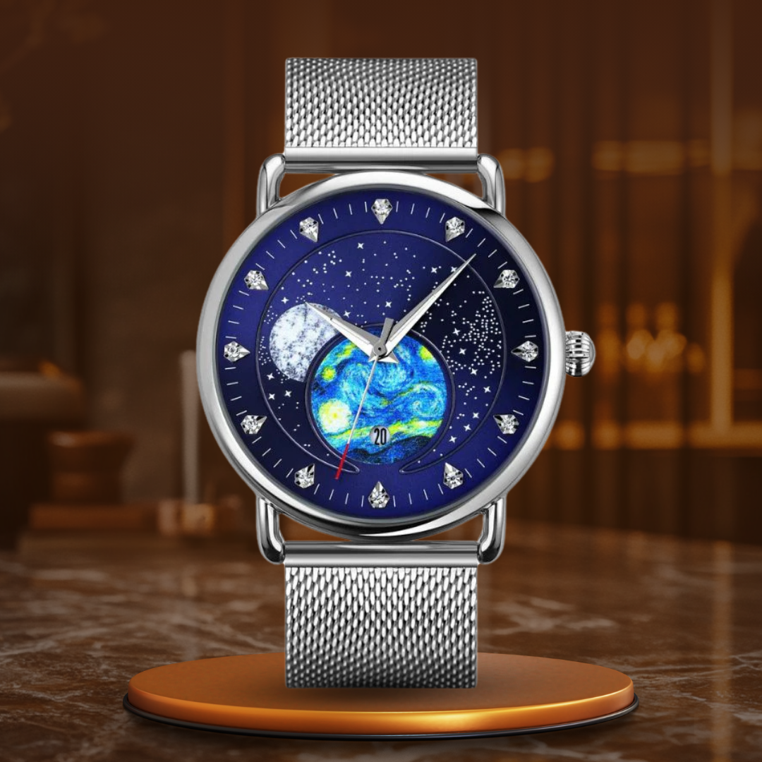 Mechanische Uhr Mondschein