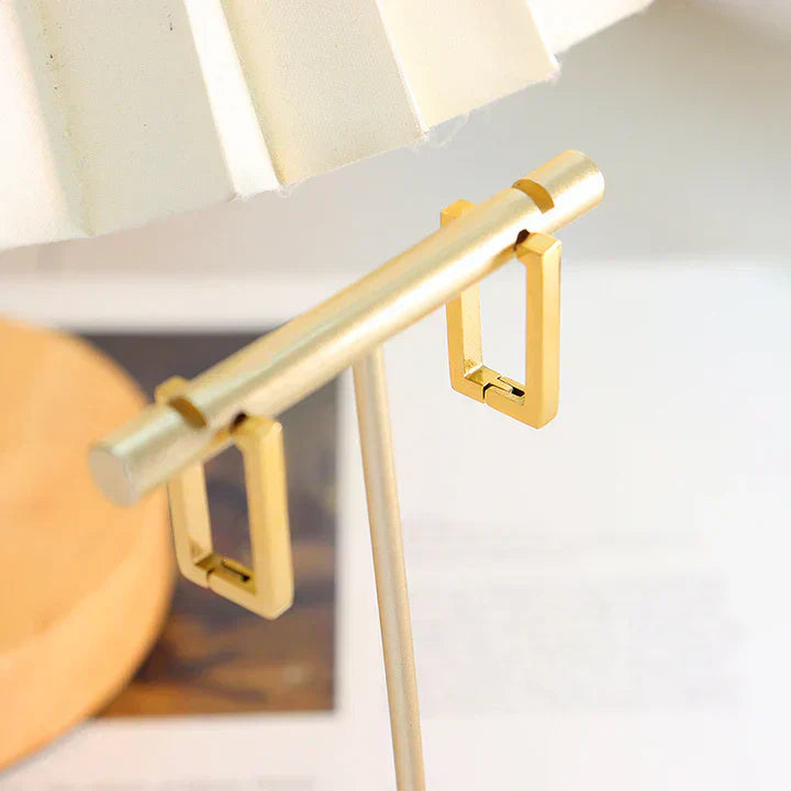 Goldene Terrafin Geometrica Ohrringe